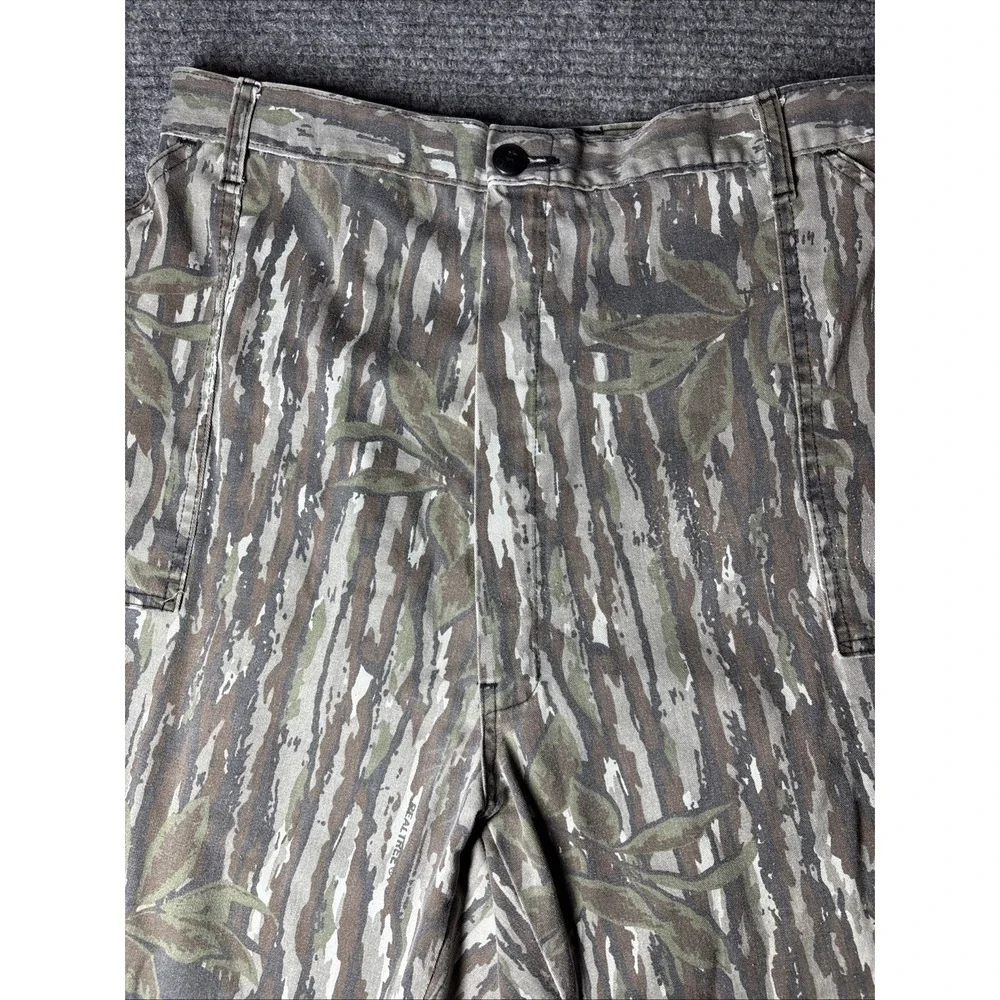 Buck Apparel Hunting Pants Camo‎ Mens 31 X 24 Vintage Real Tree Grunge